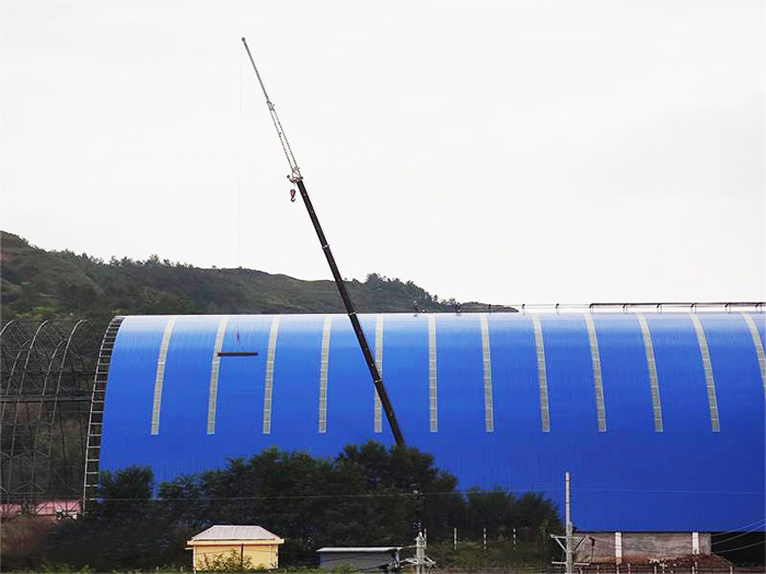 海城煤棚网架工程